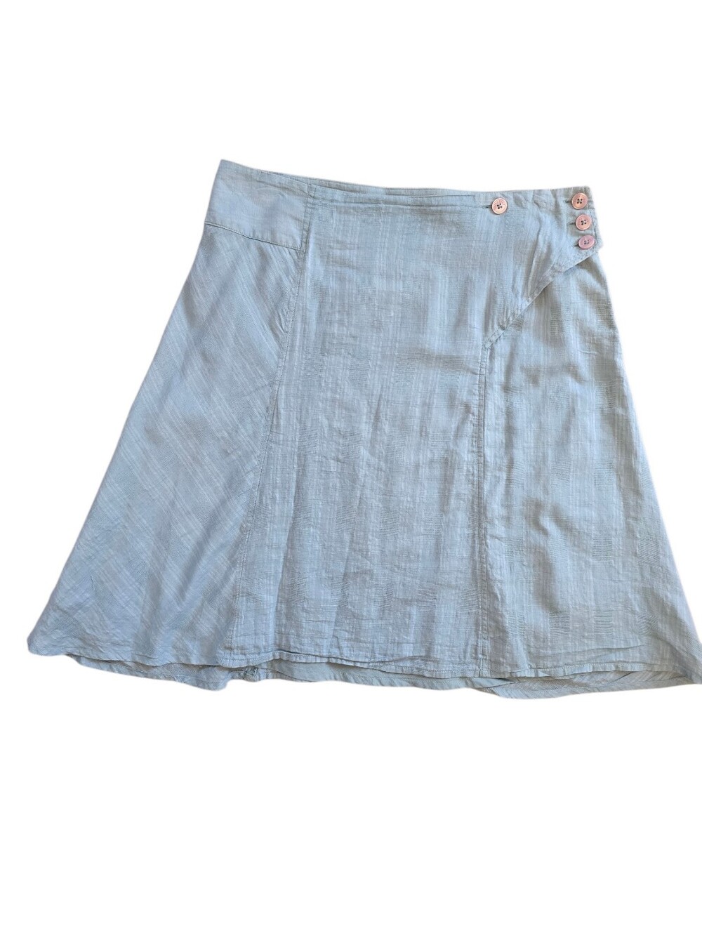 Horny Toad Unveil Organic Cotton A-Line Skirt Blue Women’s Size 6